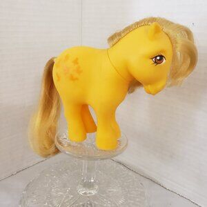 ❤ G-1 1982 Butterscotch Great hair, body, symbols (not faded) MLP My little Pony
